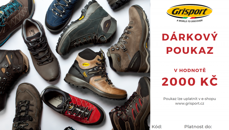 Dárkový poukaz v hodnotě 2000 Kč