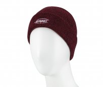 Zimní čepice vínová